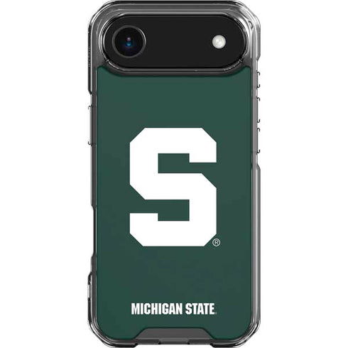 Michigan State University Spartans S iPhone 17 Air Clear Case