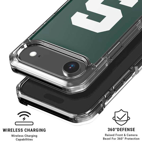 Michigan State University Spartans S iPhone 17 Air Clear Case