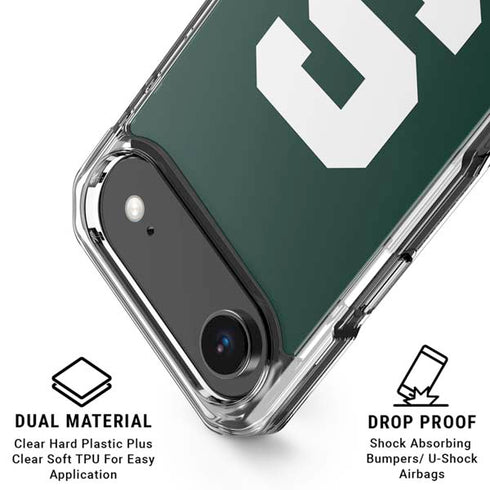 Michigan State University Spartans S iPhone 17 Air Clear Case