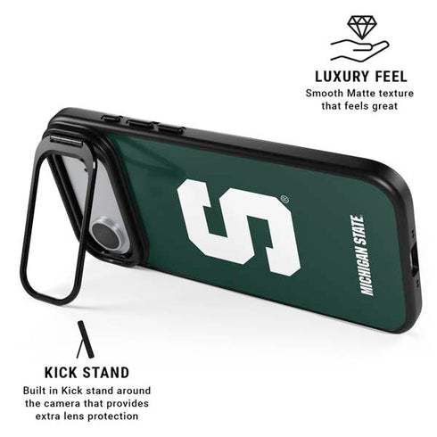 Michigan State University Spartans S iPhone 17 Air Kickstand Case