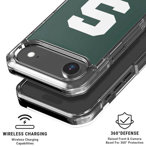Michigan State University Spartans S iPhone 17 Air MagSafe Case