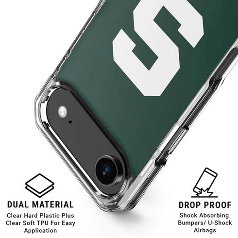 Michigan State University Spartans S iPhone 17 Air MagSafe Case