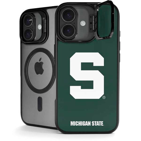 Michigan State University Spartans S iPhone 17 Kickstand Case