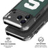 Michigan State University Spartans S iPhone 17 Pro Clear Case
