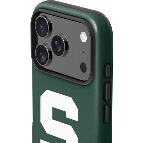 Michigan State University Spartans S iPhone 17 Pro Impact Case