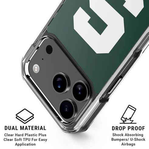 Michigan State University Spartans S iPhone 17 Pro MagSafe Case