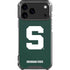 Michigan State University Spartans S iPhone 17 Pro Max Clear Case