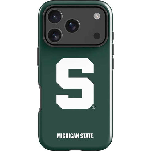 Michigan State University Spartans S iPhone 17 Pro Max Impact Case