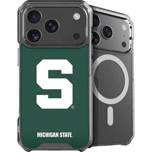 Michigan State University Spartans S iPhone 17 Pro Max MagSafe Case