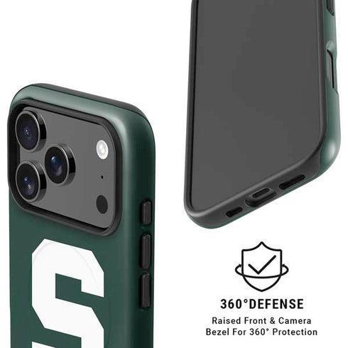 Michigan State University Spartans S iPhone 17 Pro Max Magsafe Impact Case