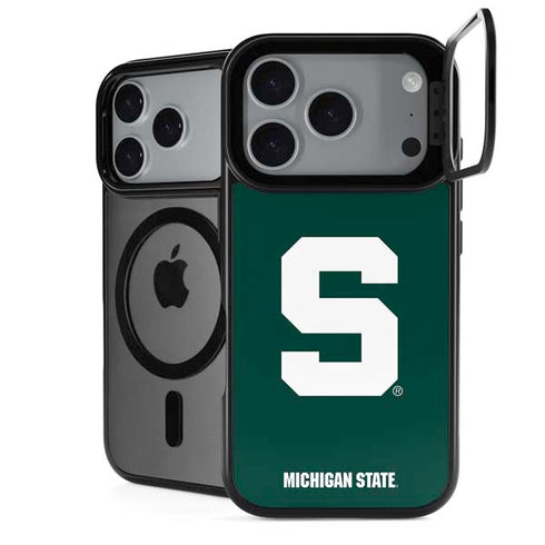 Michigan State University Spartans S iPhone 18 Pro Kickstand Case
