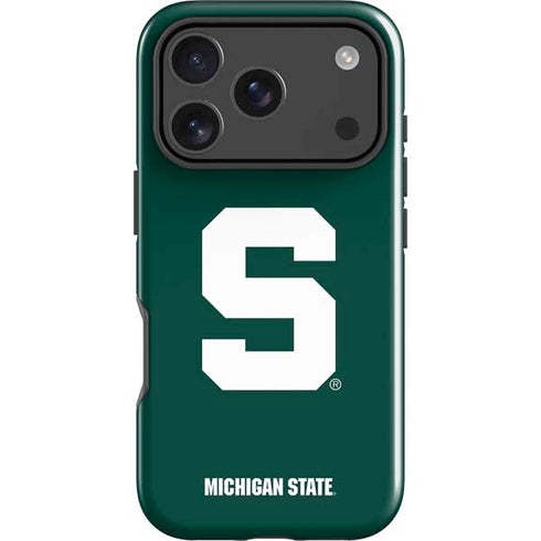 Michigan State University Spartans S iPhone 18 Pro Max Impact Case