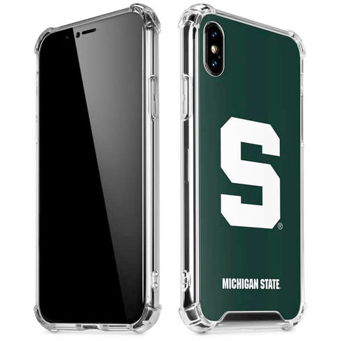 Michigan State University Spartans S iPhone X/XS Clear Case