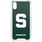 Michigan State University Spartans S iPhone XS Clear Case