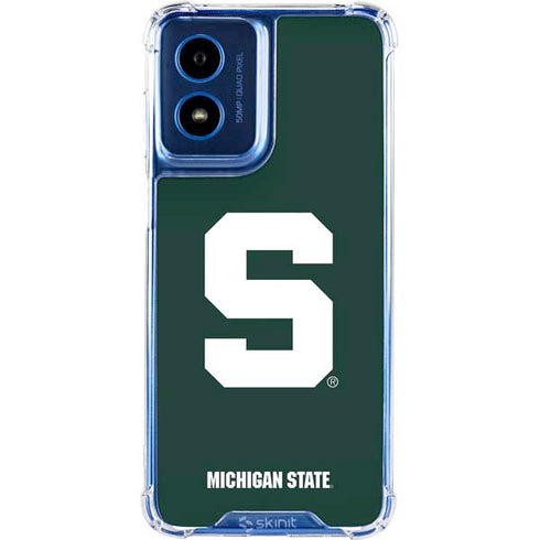 Michigan State University Spartans S Moto G 5G (2024) Clear Case
