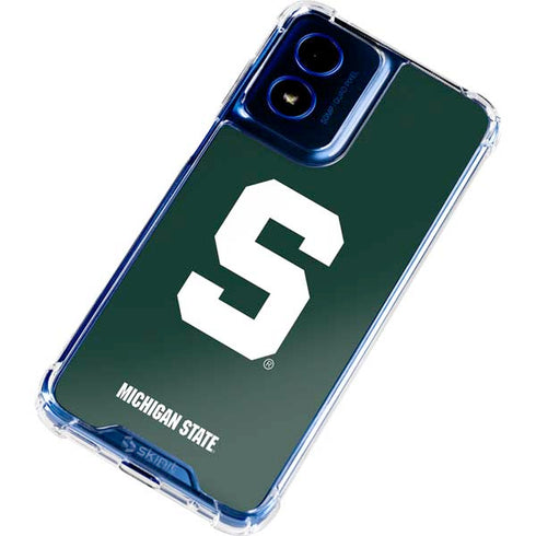 Michigan State University Spartans S Moto G Play 4G (2024) Clear Case