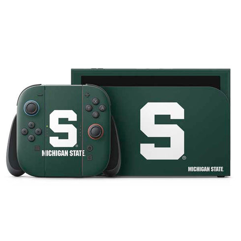 Michigan State University Spartans S Nintendo Switch 2 (2025) with Joy-Con Skin