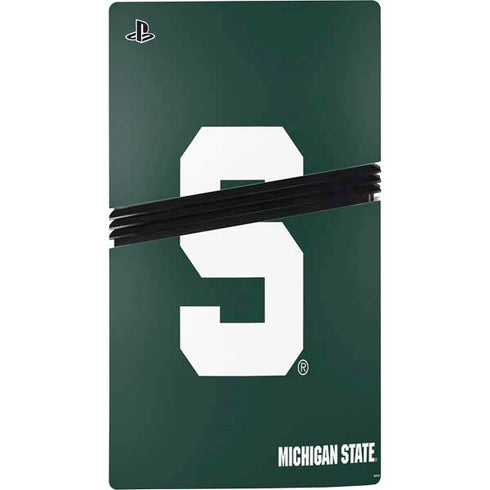 Michigan State University Spartans S PS5 Pro Bundle Skin