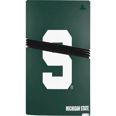 Michigan State University Spartans S PS5 Pro Bundle Skin