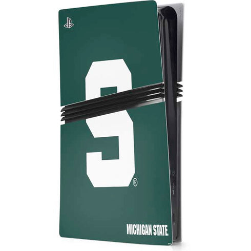Michigan State University Spartans S PS5 Pro Console Skin