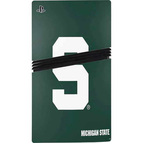 Michigan State University Spartans S PS5 Pro Console Skin