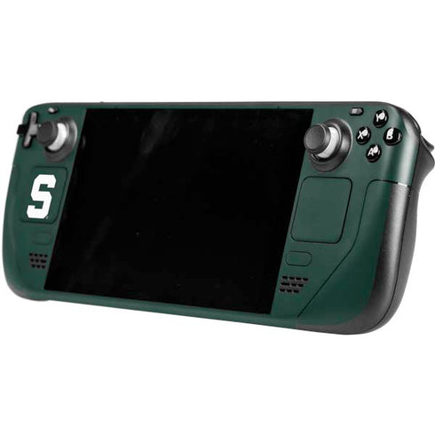 Michigan State University Spartans S Steam Deck Handheld Gaming Computer OLED Skin