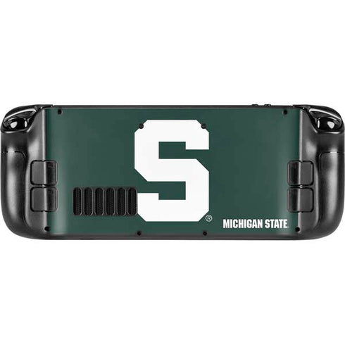 Michigan State University Spartans S Steam Deck Handheld Gaming Computer OLED Skin