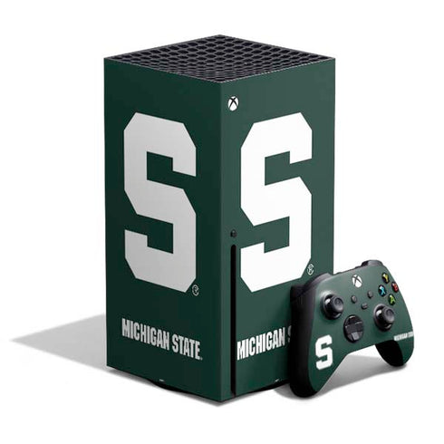 Michigan State University Spartans S Xbox Series X Bundle Skin