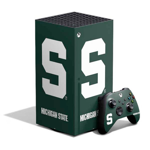 Michigan State University Spartans S XBox Series X Digital Edition Bundle Skin