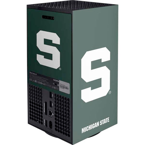 Michigan State University Spartans S XBox Series X Digital Edition Console Skin