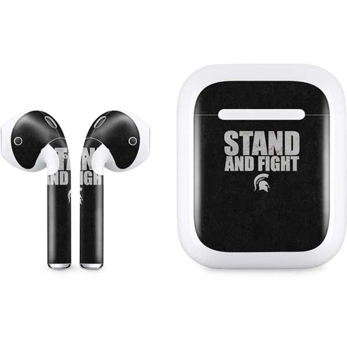 Michigan State University Stand and Fight Apple AirPods Skin