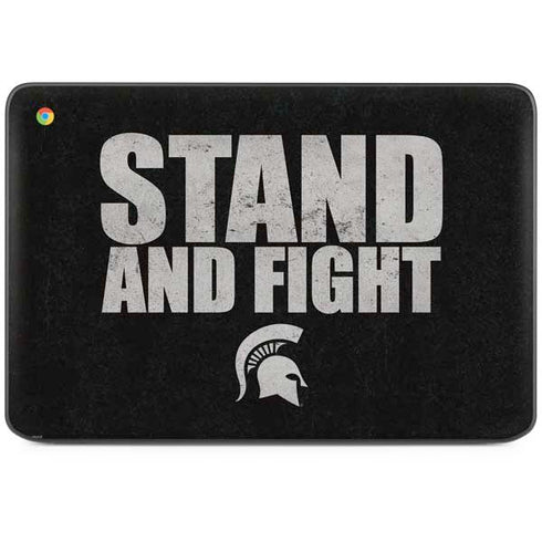 Michigan State University Stand and Fight HP Chromebook Skin