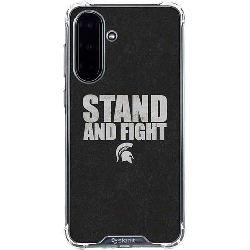Michigan State University Stand and Fight Galaxy A36 5G Clear Case