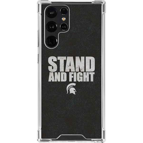 Michigan State University Stand and Fight Galaxy S23 Ultra Clear Case