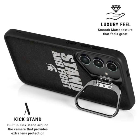 Michigan State University Stand and Fight Galaxy S24 FE Kickstand Case
