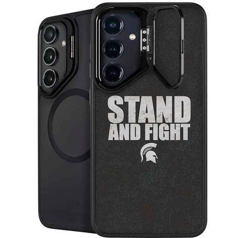 Michigan State University Stand and Fight Galaxy S25 Kickstand Case