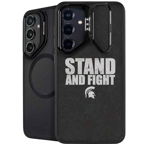 Michigan State University Stand and Fight Galaxy S24 Plus Kickstand Case