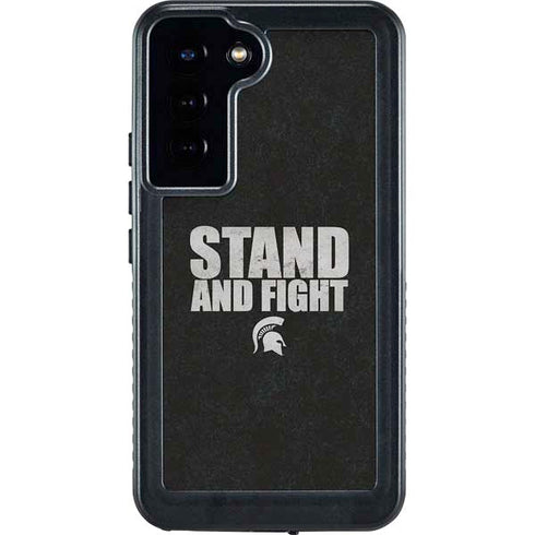 Michigan State University Stand and Fight Galaxy S24 Plus Waterproof Case