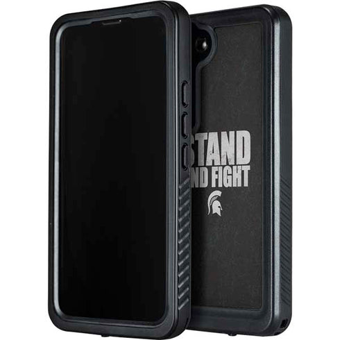 Michigan State University Stand and Fight Galaxy S24 Plus Waterproof Case