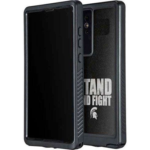 Michigan State University Stand and Fight Galaxy S24 Ultra Waterproof Case