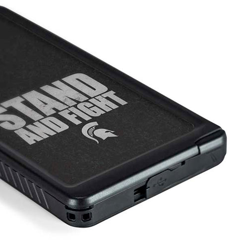 Michigan State University Stand and Fight Galaxy S24 Ultra Waterproof Case