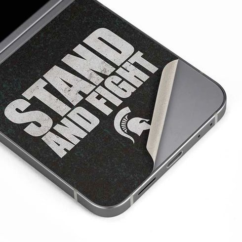 Michigan State University Stand and Fight Galaxy Z Flip6 Skin