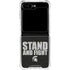 Michigan State University Stand and Fight Galaxy Z Flip6 Clear Case