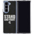 Michigan State University Stand and Fight Galaxy Z Fold5 5G Clear Case