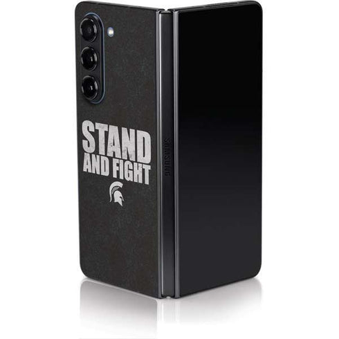 Michigan State University Stand and Fight Galaxy Z Fold5 5G Skin