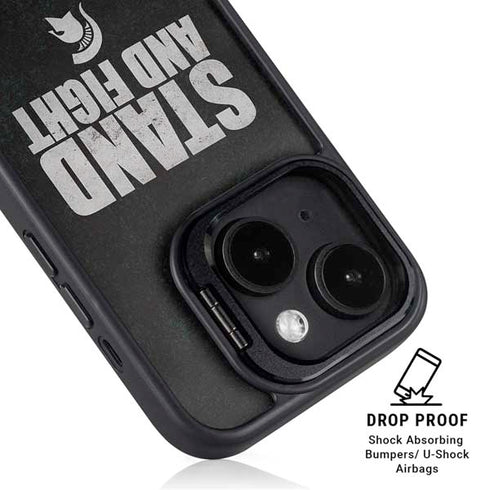 Michigan State University Stand and Fight iPhone 14 Plus Kickstand Case