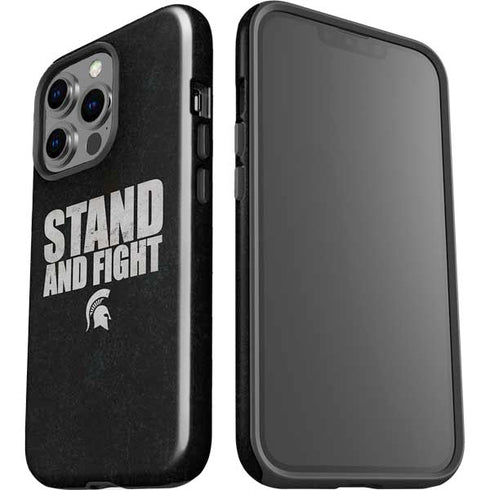 Michigan State University Stand and Fight iPhone 15 Pro Impact Case