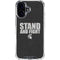 Michigan State University Stand and Fight iPhone 16 Clear Case