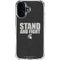 Michigan State University Stand and Fight iPhone 16 Plus Clear Case