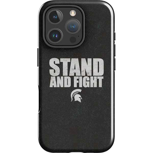 Michigan State University Stand and Fight iPhone 16 Pro Impact Case